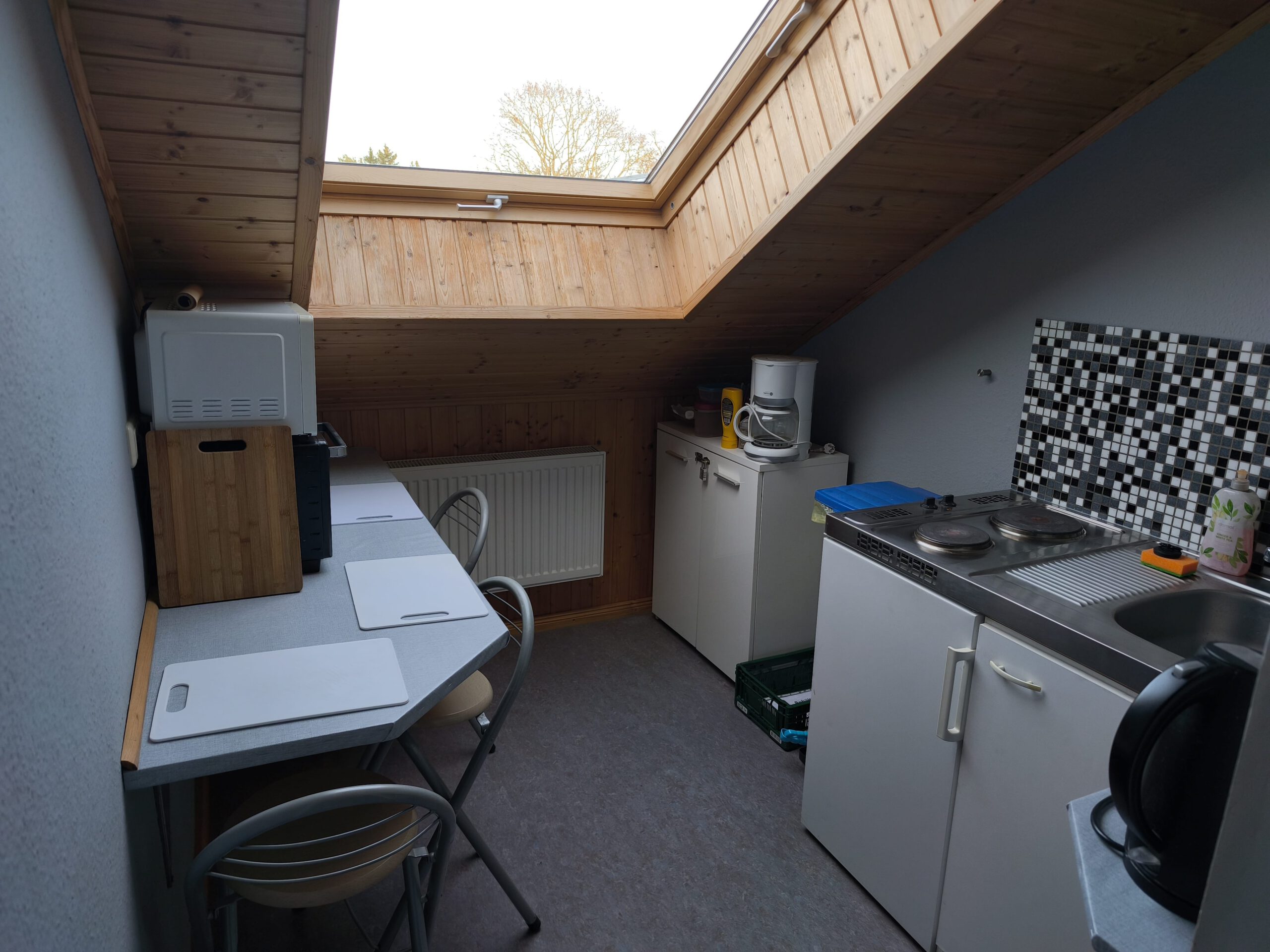 Teeküche für Pension Bane Zimmer 2 und 3