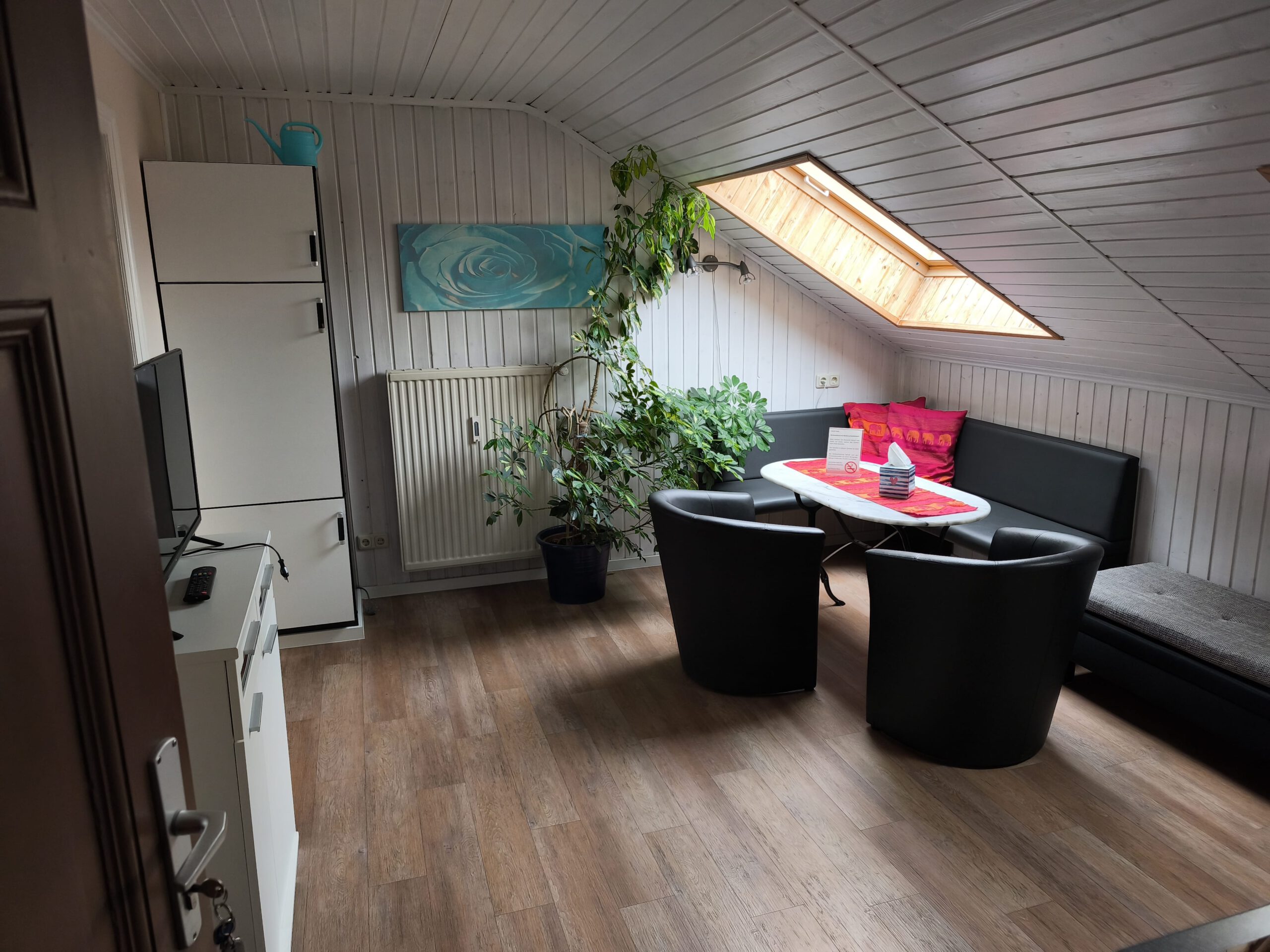 Sitzecke Ferienwohnung Zimmer 4 Pension Bane