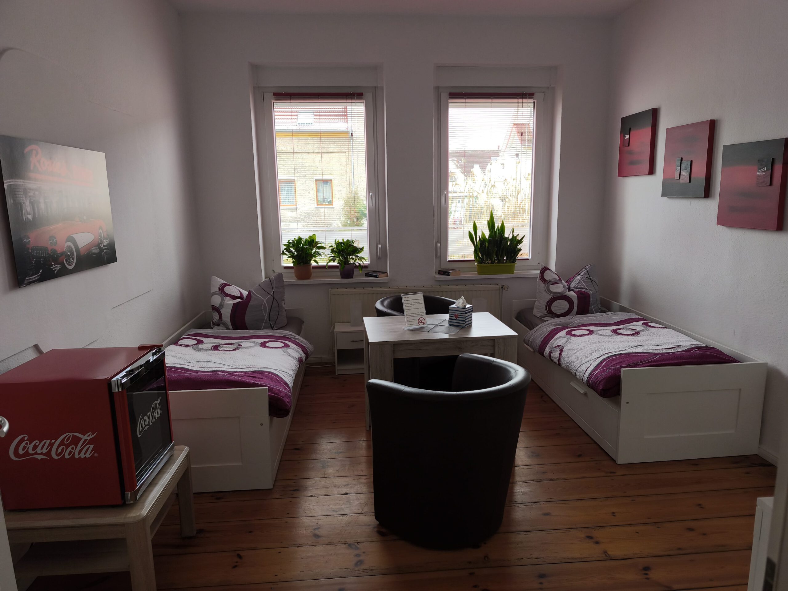 Blick ins Zimmer 5 Pension Bane